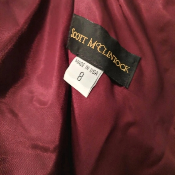 Maroon Spaghetti Strap Dress - Picture 5 of 9